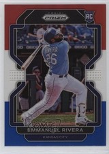 2022 Panini Prizm Red White & Blue Prizm Emmanuel Rivera #82 1pi0