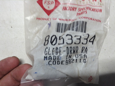 NEW OEM Genuine Whirlpool Stove 8053334 Drawer Glide