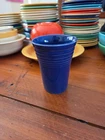 FIESTAWARE HLC Water Tumbler Cobalt Vintage Marked (OLDER)