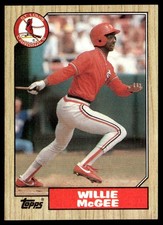 1987 Topps Willie McGee St. Louis Cardinals #440