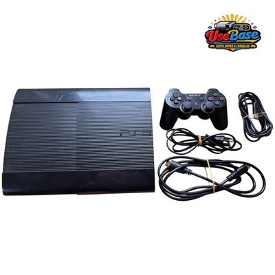 Sony PlayStation 3 Super Slim Konsole 500 GB mit Original Controller und Kabel