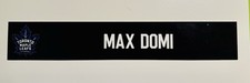 Max Domi Toronto Maple Leafs Game Used Locker Room Nameplate NHL 🔥