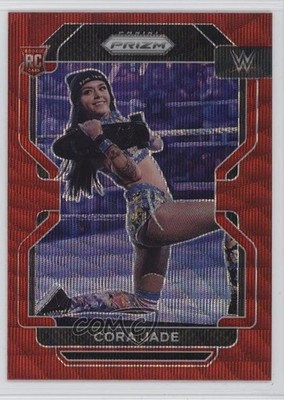 2022 Panini Prizm WWE Ruby Wave Prizm Cora Jade #188 Rookie RC 4aw
