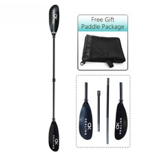 Remi canottaggio pagaia kayak portatile 4 in 1 collegamento stabile fibra di vetro forte