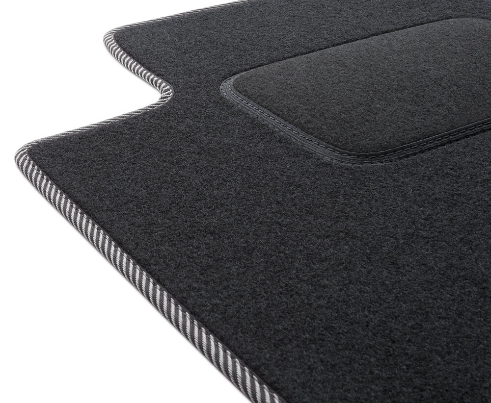 Kit 4 Tapis De Sol Velours Noir MOTOS Pour Kia Ceed I 2006-2012 & Hyundai I30 2007-2012 - Neuf, Imperméable, Antidérapant