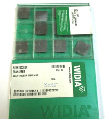 10 WIDIA Wendeplatten zum Fräsen SEAN 1203EER THM Neu H49826