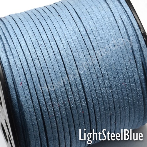 Faux Suede Flat Leather Cord Lace Thread String Enviro Jewellery 2.5m 3mm - Picture 29 of 66