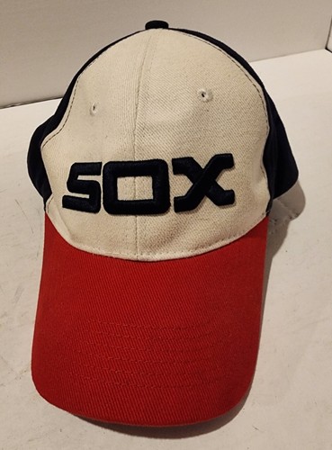 Chicago White Sox 1983 Culvers verstellbare Mütze Kappe Promo MLB rot weiß blau Sga