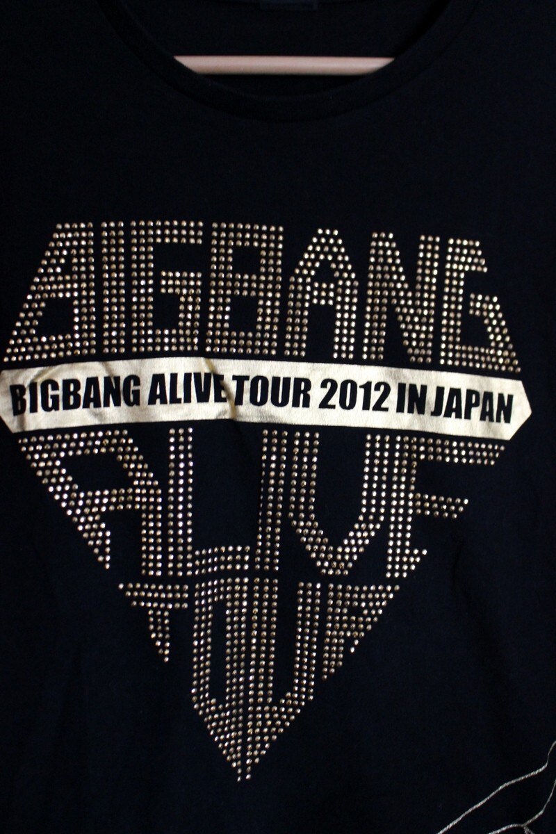 BIGBANG ALIVE tour グッズ BIGBANG T-shirt BIGBANG ALIVE TOUR 2012 IN JAPAN Size M BLK
