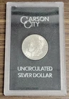 1885-CC Morgan Silver Dollar Coin Choice Uncirculated 63 Govt Holder