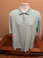 Tommy Bahama Polo Shirt Pima Cotton Light Green