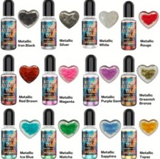 Metallic Alcohol Ink 12 Vibrant Colors Inks for Epoxy Resin Crafters
