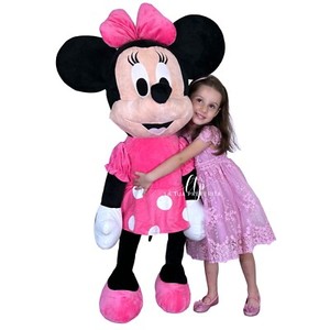 Peluche Minnie Mouse 130cm Gigante Topolina Originale Disney Soft Plush Big Size