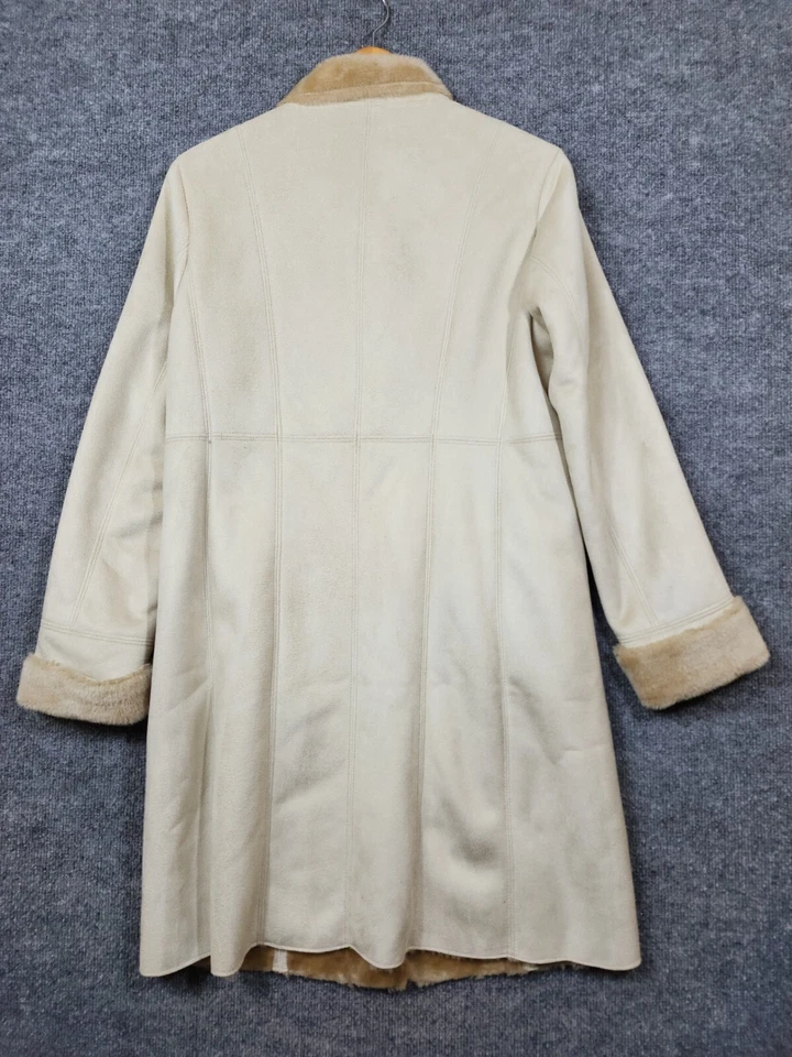 Abrigo de gamuza Calvin Klein para mujer talla XS gamuza RN 54163 Foto 3 de 4