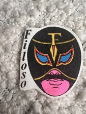 Vintage VTG 80's Rare Patch Wrestling, Lucha Libre FILOSO Made at Mexico 3"