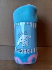 Sanrio Cinnamoroll Soft Baby Kid Fleece Throw Blanket 46" x 60" Blue NEW