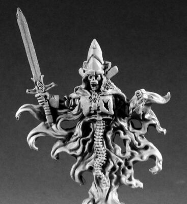1x GHOST KING HARKUS - DARK HEAVEN LEGENDS REAPER miniature rpg roi esprit 2220