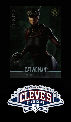 INJUSTICE GODS AMONG US DC FOIL CATWOMAN SERIES 3 017/130 RAZOR CLAWS
