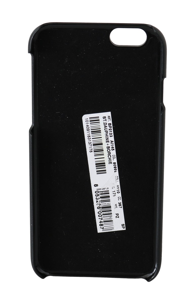 iphone6s ケース  DOLCE&GABBANA 正規品です！！！ DOLCE & GABBANA Phone Case Cover Black Leather Silver Spike