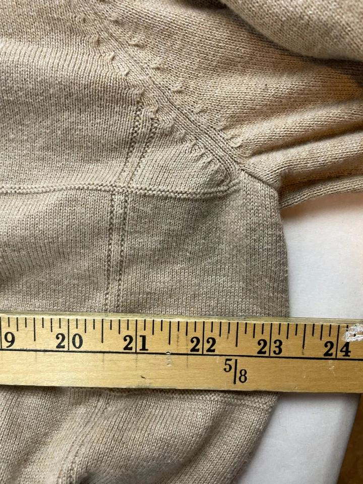 Suéter Van Heusen Para Hombre Talla Grande Tostado Cárdigan Abierto Capucha Cuello Manga Larga Foto 3 de 4