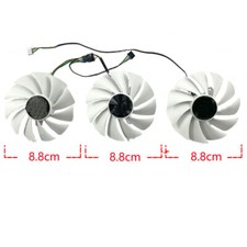 For ZOTAC RTX4070ti 4070tiS 4080 4080S TRINITY WHITE Graphics Card Cooling Fan