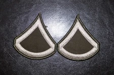 U.S. Army AGSU PFC / E3 Private First Class Chevron Sew On Rank Male