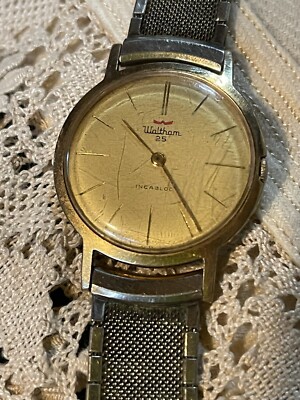 WALTHAM 腕時計 Waltham 25 jewel Incabloc vintage watch working | eBay
