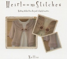 Heirloom Stitches Knitting Pattern 610.Nellie.v1 Nellie Top Down Raglan Cardigan
