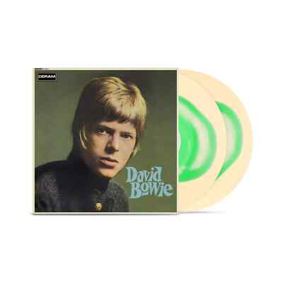 DAVID BOWIE SELF TITLED DEBUT, 180 GRAM CREAM & GREEN COLORED 2LP VINYL SET NEW