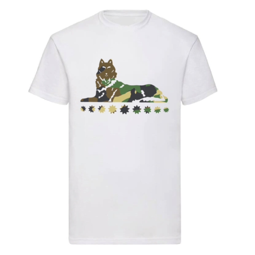 Wolf Nohcho Borz Camouflage Herren T-Shirt - Afbeelding 1 van 15