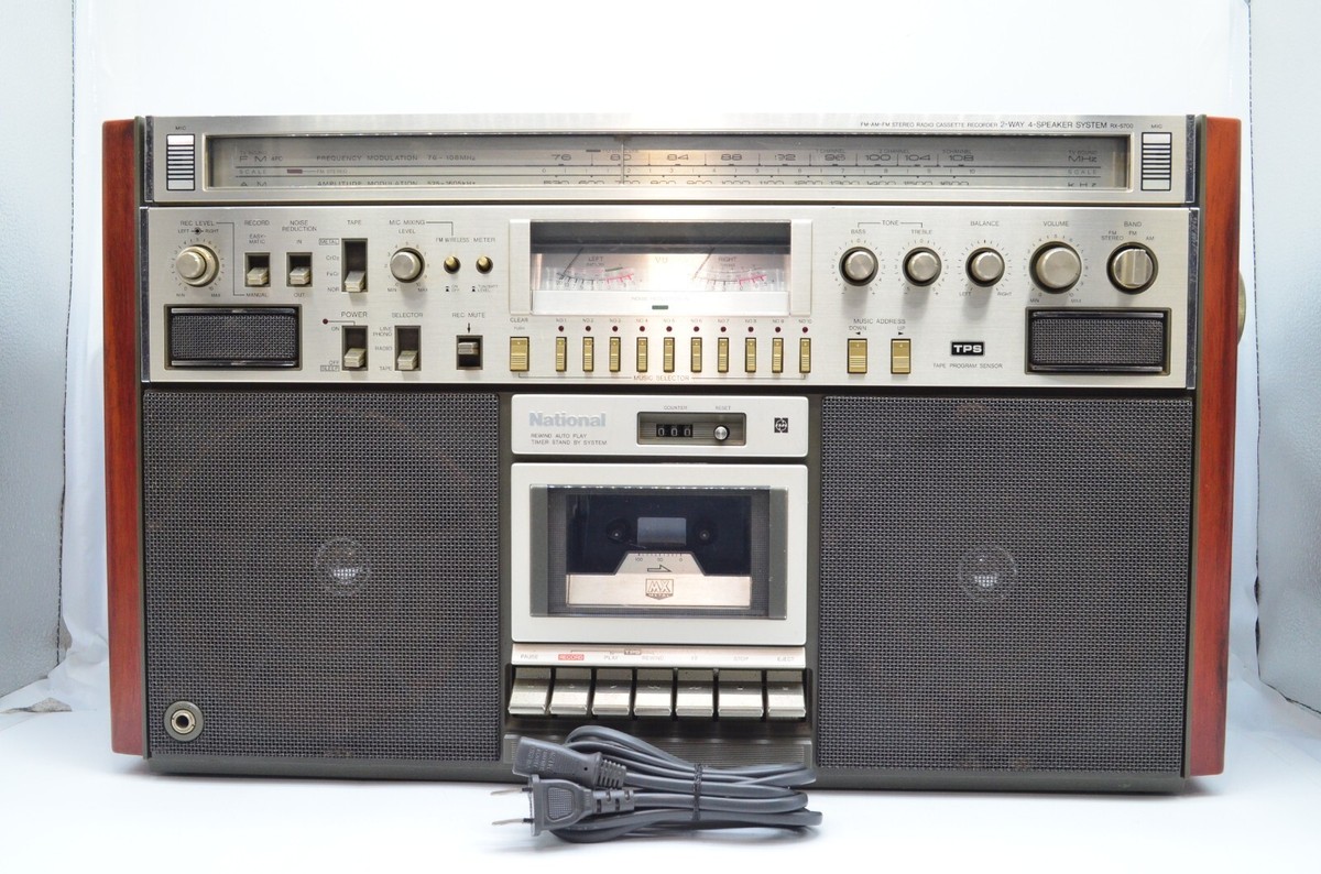 ラジオ・コンポ National RX-5700 名機高音質】動作品 National ナショナル ラジカセRX-5700ラジオ