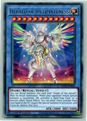 herald cards yugioh Herald Of Ultimateness - Rare YUGIOH Card Mint / Near Mint Condition