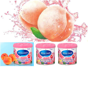 My Shaldan 3X Peach Scent, Original Gel Japanese Natural Car Air Freshener