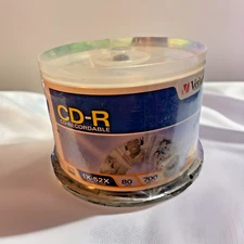 Verbatim CD-R Discs 700MB/80min 52x Spindle Silver 50/Pack 94691