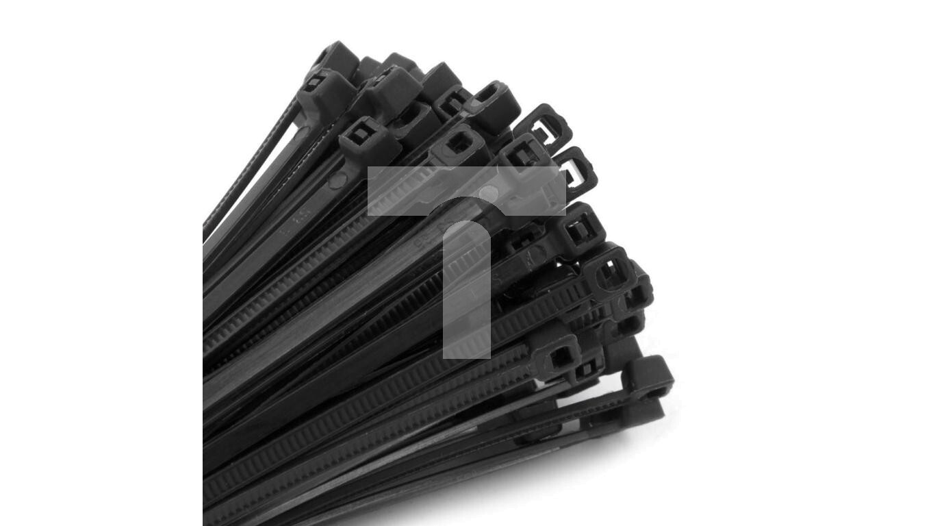 Clamping band 2.5mm 160mm UV 160/2.5 black OPZ2.5*160/UV /100pcs/ /T2UK