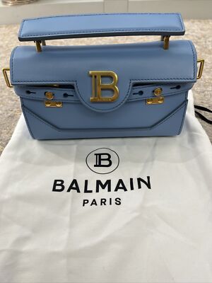 Balmain Pair is BBUZZ LEATHER CROSSBODY BAG