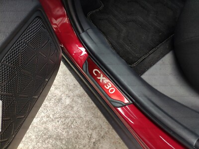 APEXRA Car Door Sill Scuff Plate Guard Protector, For Mazda CX90 CX-90 2023 2024, ABS - Foto 10