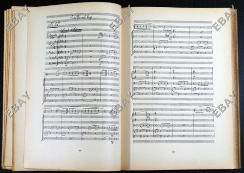 partitura musicale 3°atto film muto CABIRIA capolavoro di Giovanni Pastrone 1914 - Picture 7 of 12