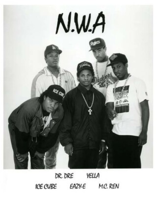 Rare N.W.A. Promo Dr Dre Tella Ice Cube Eazy E  8x10 PHOTO PRINT