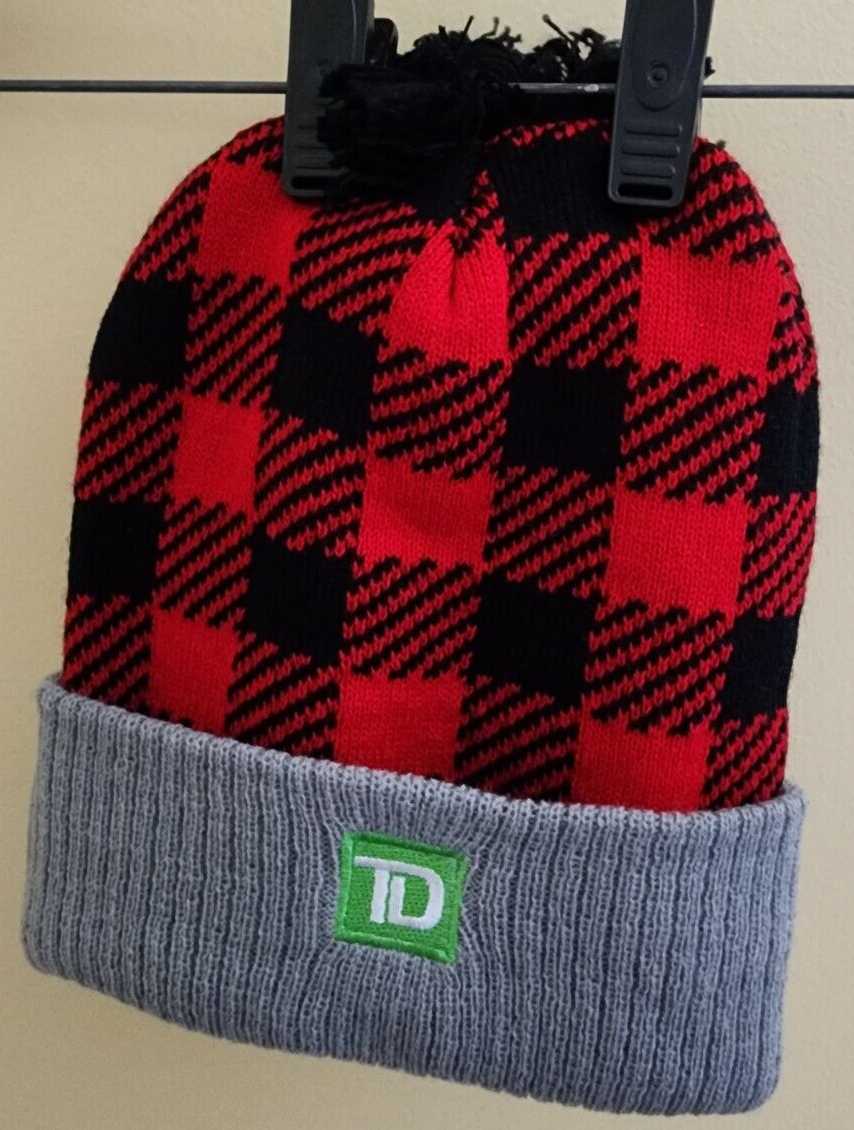 Toronto Blue Jays TD Bank SGA Trimmings MLB Baseball Plaid Hat NWOT