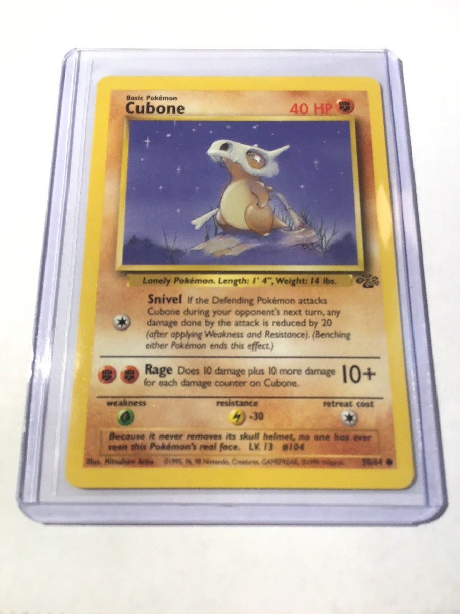 CUBONE - Jungle Set - 50/64 - Common - Pokemon Card - Unlimited