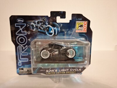 SDCC Exclusive Limited Edition Sams Light Cycle Tron Legacy Rare Figure