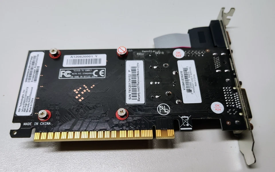 PNY GeForce 8400GS 512M DDR3 PCIE Graphics Card HDMI VGA DVI-D VCG84512D3SXPB - Image 4 of 4