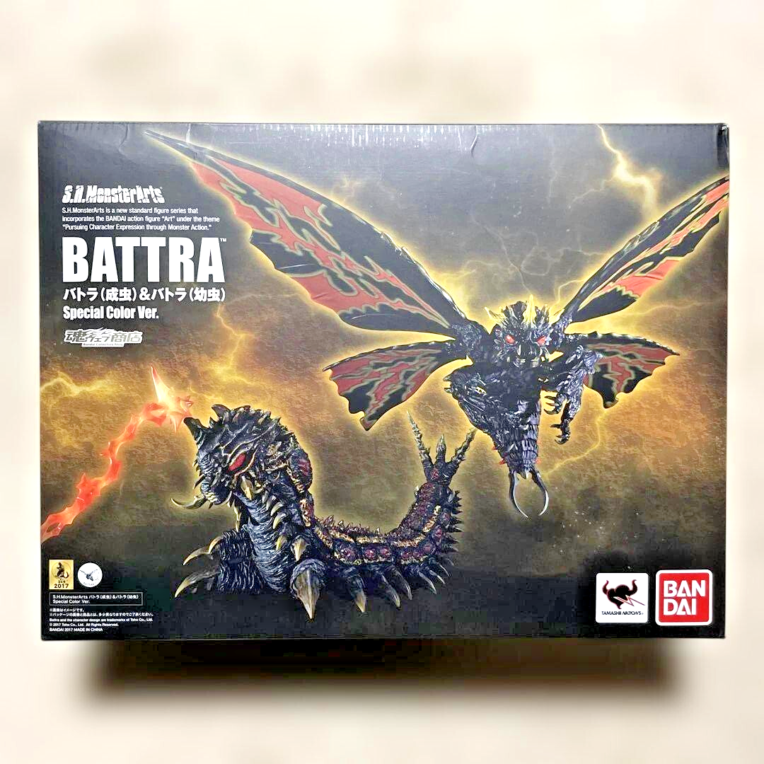 【中古・開封済】S.H.M バトラ（成虫）＆（幼虫） SP Color Ver. S.H.MonsterArts バトラ（成虫）＆バトラ（幼虫） Special Color