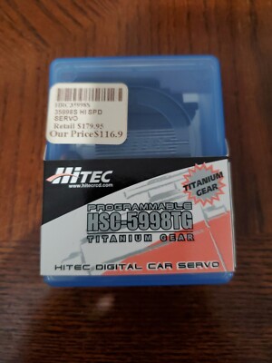 Hitec HSC-5998TG Titanium Gear Programmable Servo