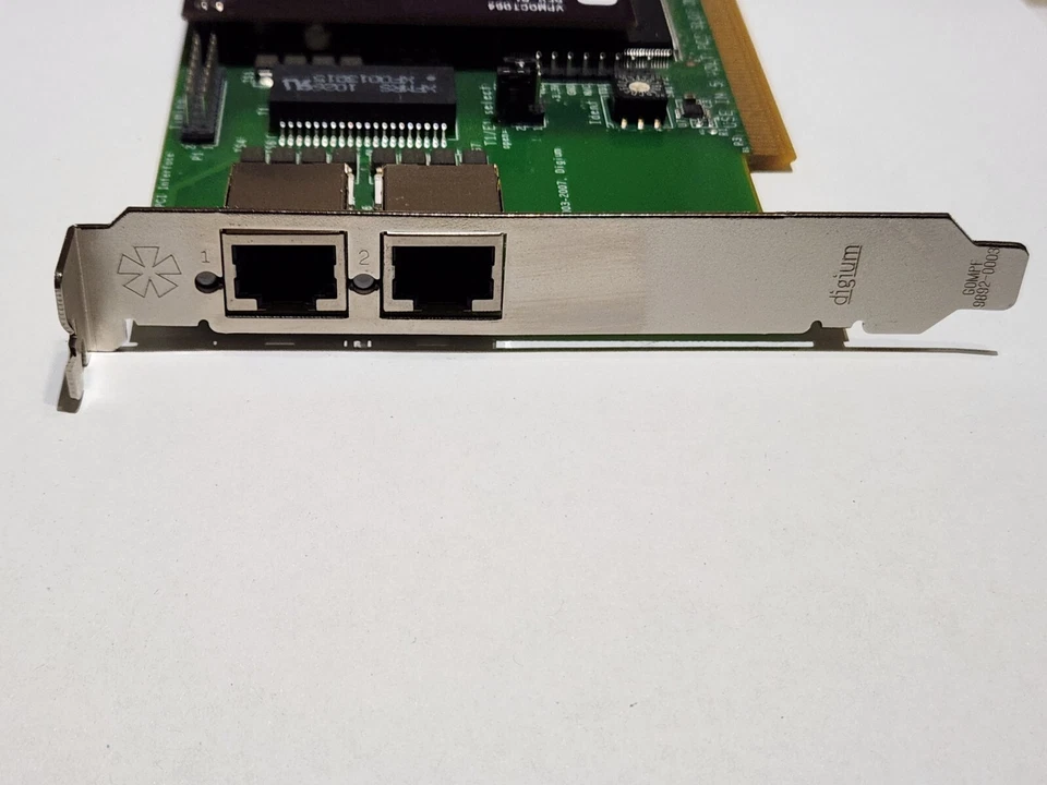 Digium TE205P E1/T1 PCI CARD with VPMOCT064 Rev. B1 Echo Cancellation Module - Image 3 of 3