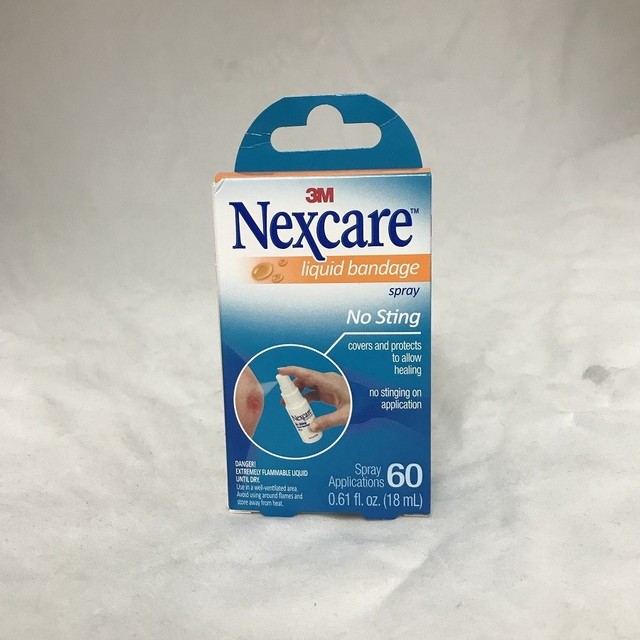 Nexcare No Sting Liquid Bandage Spray 18ml 051131862937t347 for sale