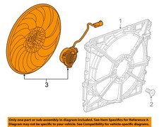 GM OEM 15-20 Canyon,Colorado Cooling Cooling Fan-Fan Motor 84188457