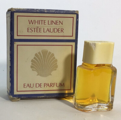 WHITE LINEN - ESTÉE LAUDER - MINIATUR - EAU DE PARFUM - 4 ML + BOX - VOLLE FLASCHE