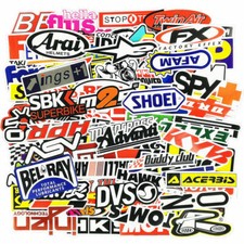 Automotive Sponsor Jdm 100 Decals Stickers Pack V1 Car Racing Turbo Drift Lot
